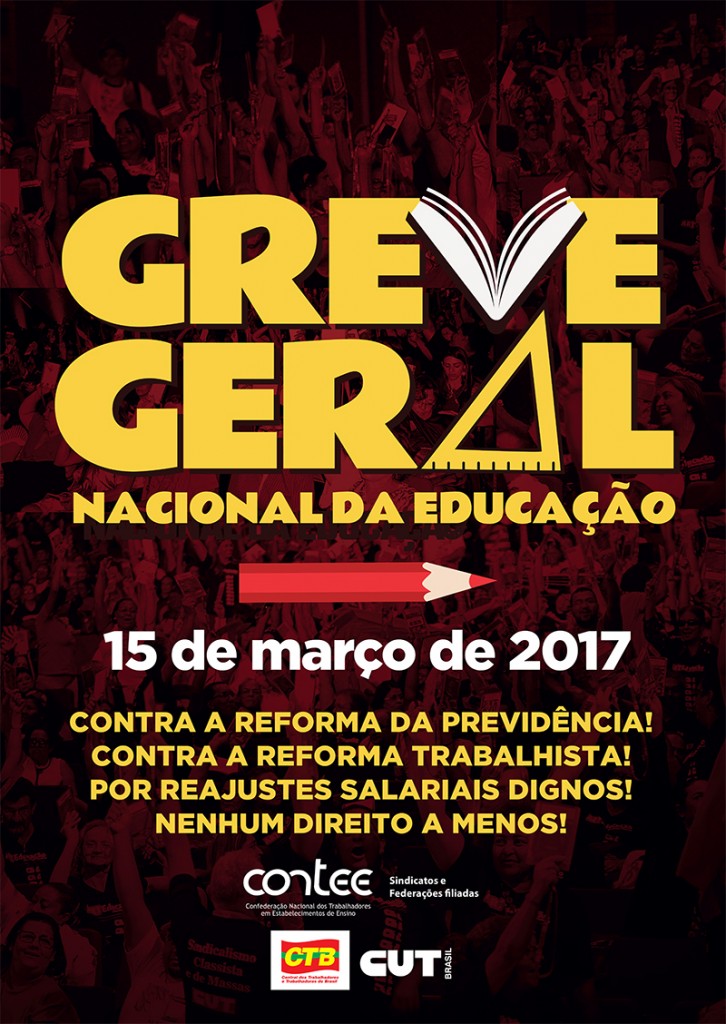 greve geral flyer