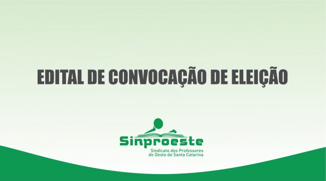 edital eleicao