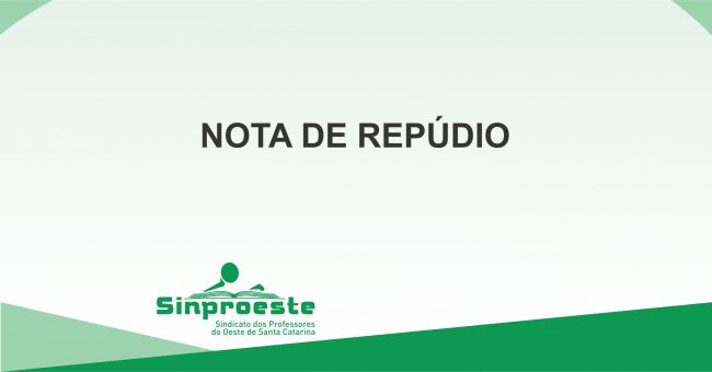 nota de repudio