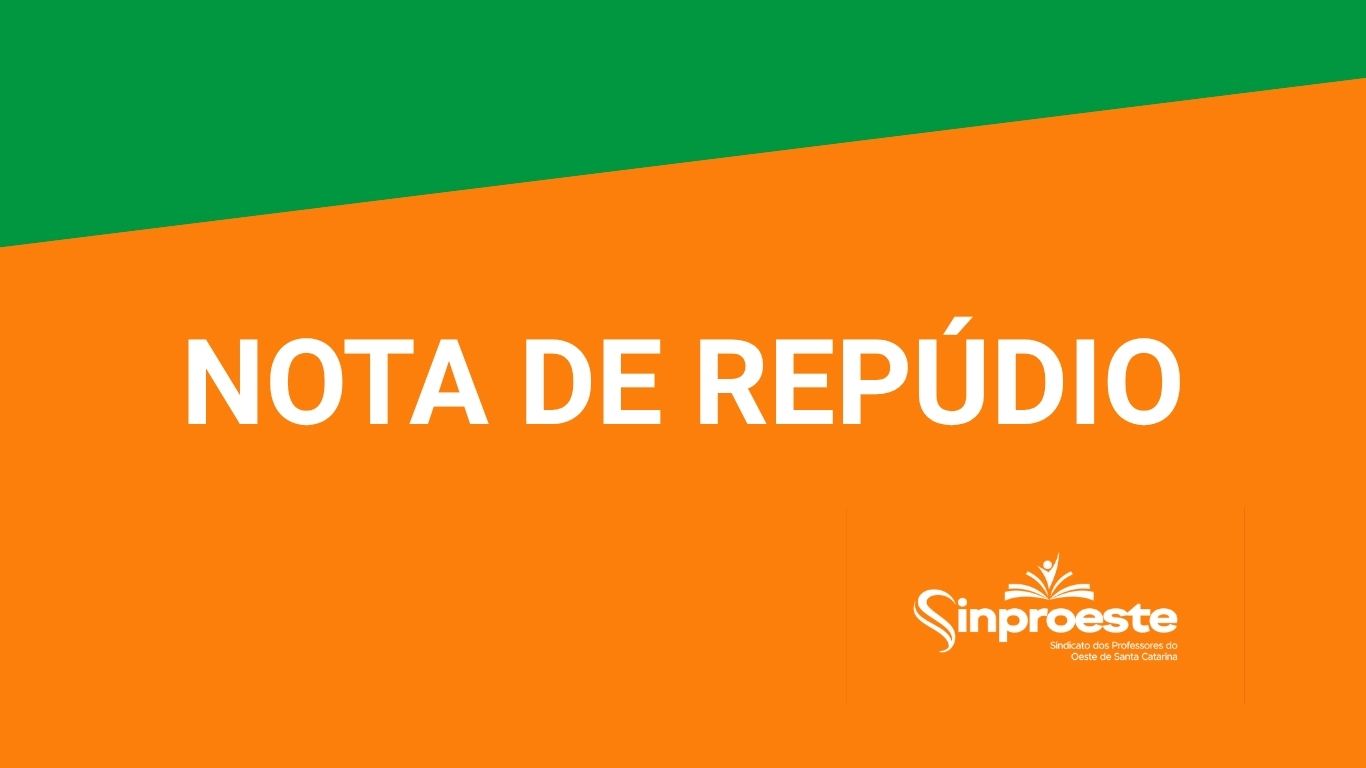 NOTA DE REPÚDIO